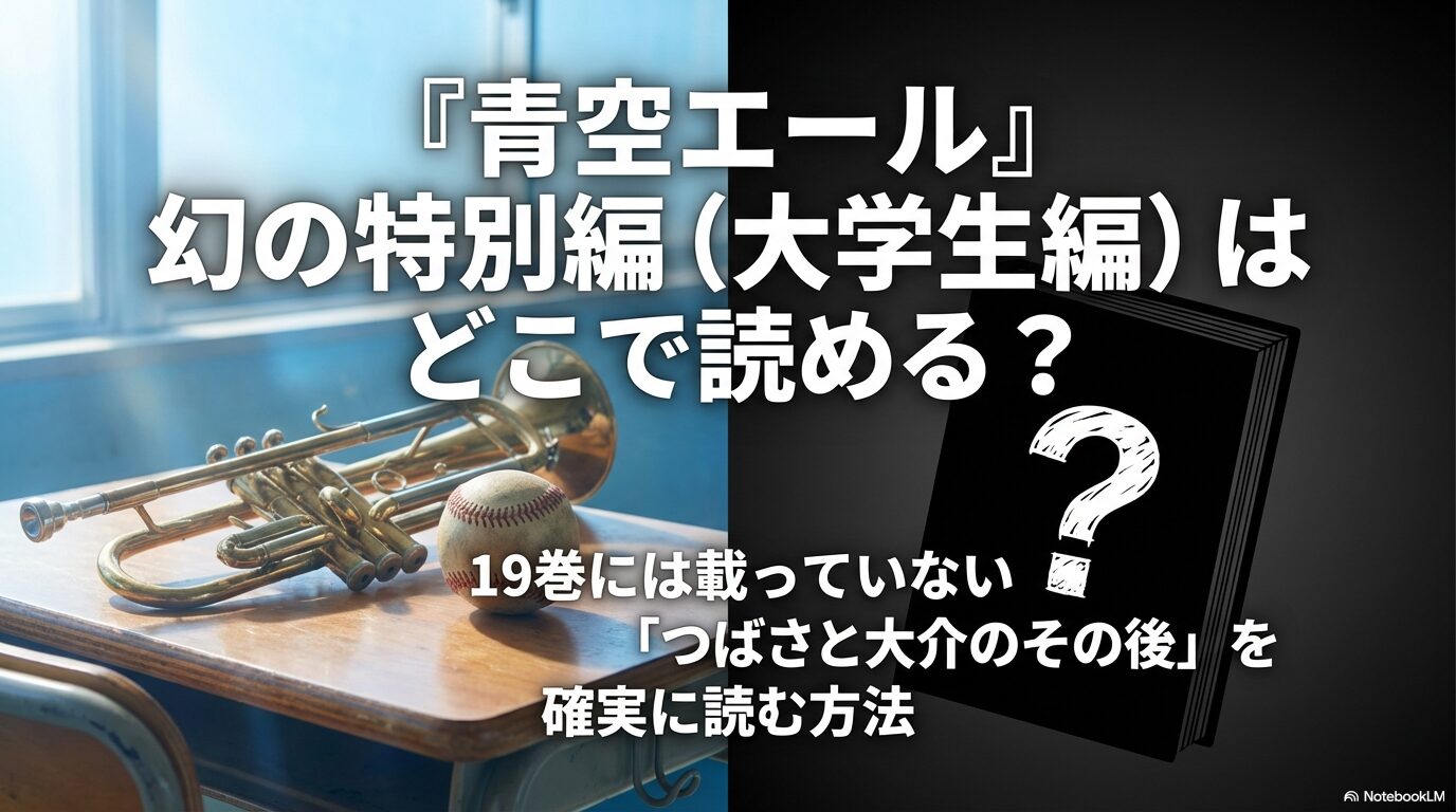 青空エール特別編（大学生編）を確実に読む方法を解説するスライドの表紙