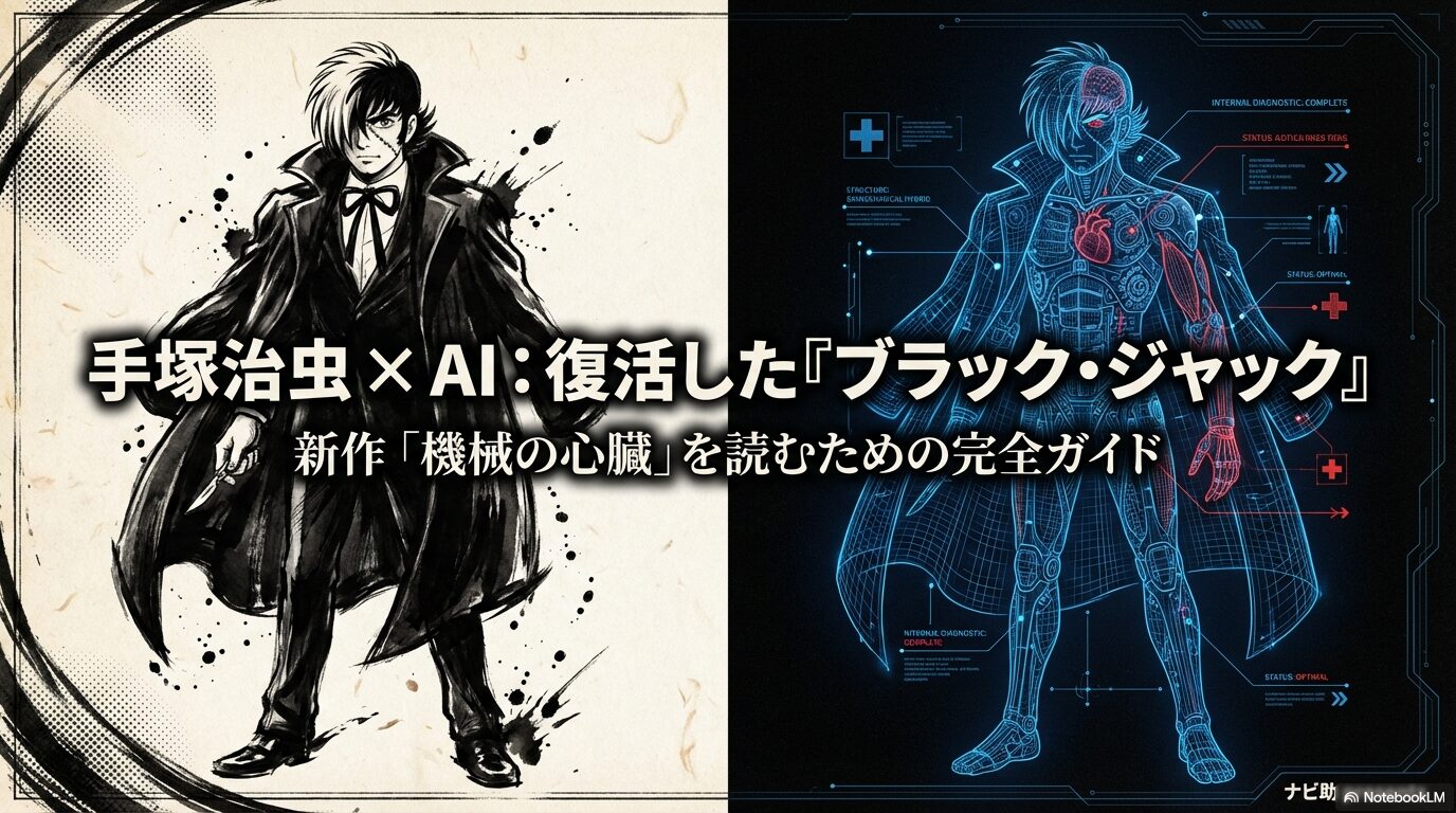 手塚治虫×AIによるブラック・ジャック新作エピソードをどこで読めるかまとめた完全ガイドのスライド
