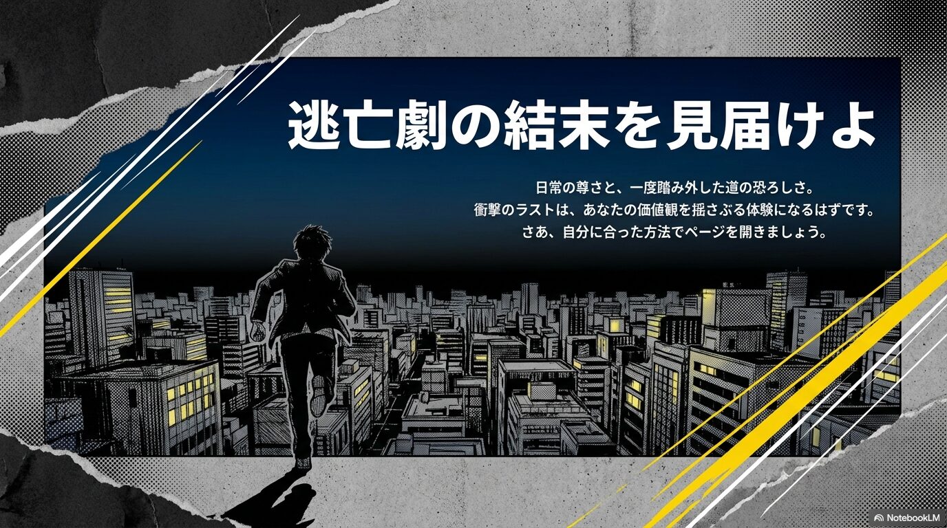 逃亡劇の結末を見届けよ