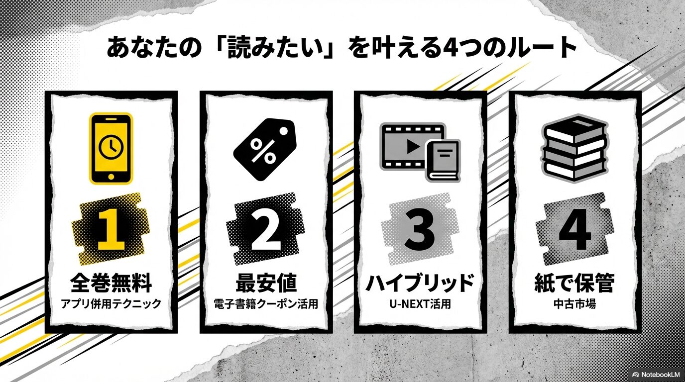 読みたいを叶える4つのルート