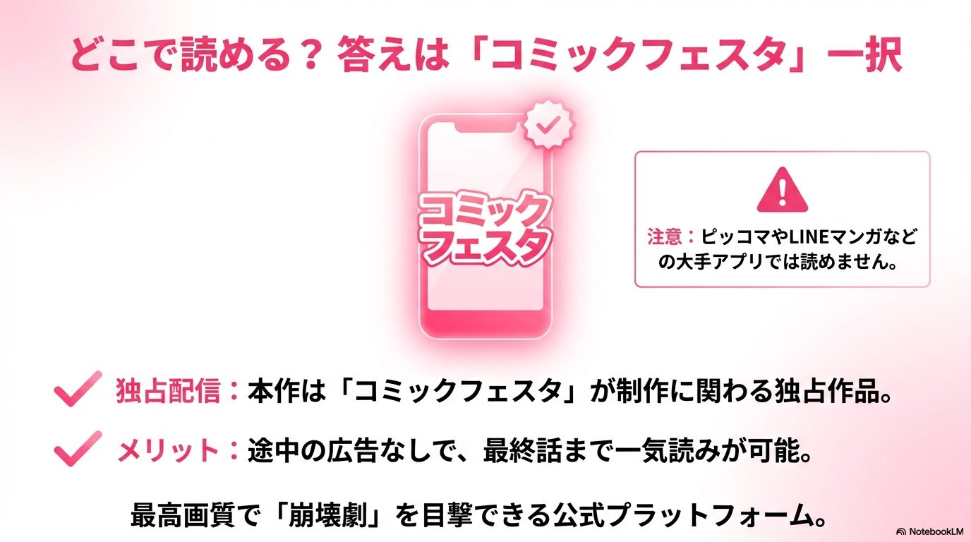 全6話完結済みで続きを待つストレスなし。原作小説なしの完全書き下ろし(作画:サザメ漬け、原作:響チヒロ)。衝撃の結末である第6話「界隈ぜんぶクソ」への案内。