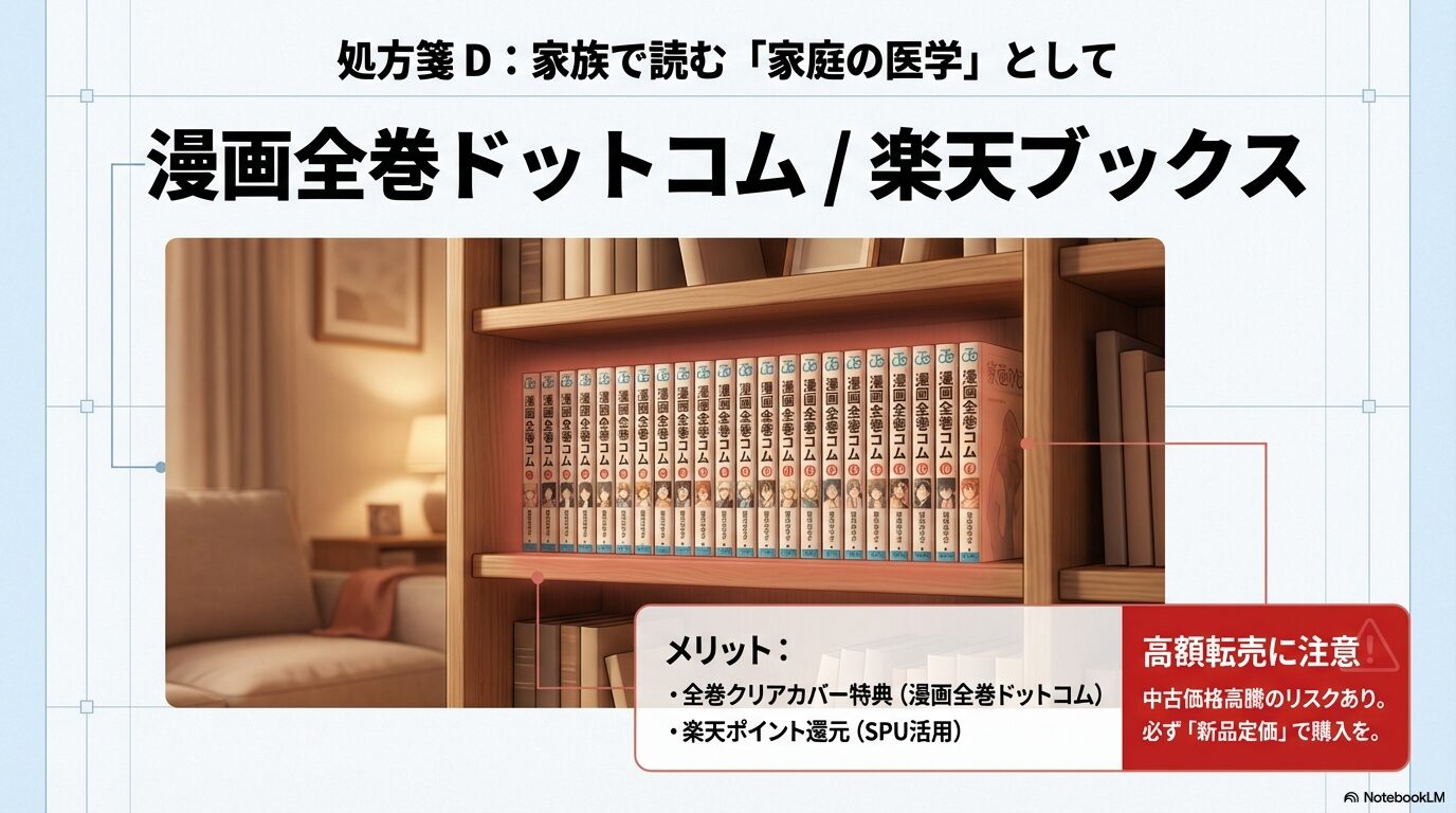 漫画全巻ドットコムや楽天ブックスで、クリアカバー特典やポイント還元を活用して新品定価で全巻揃えるメリット