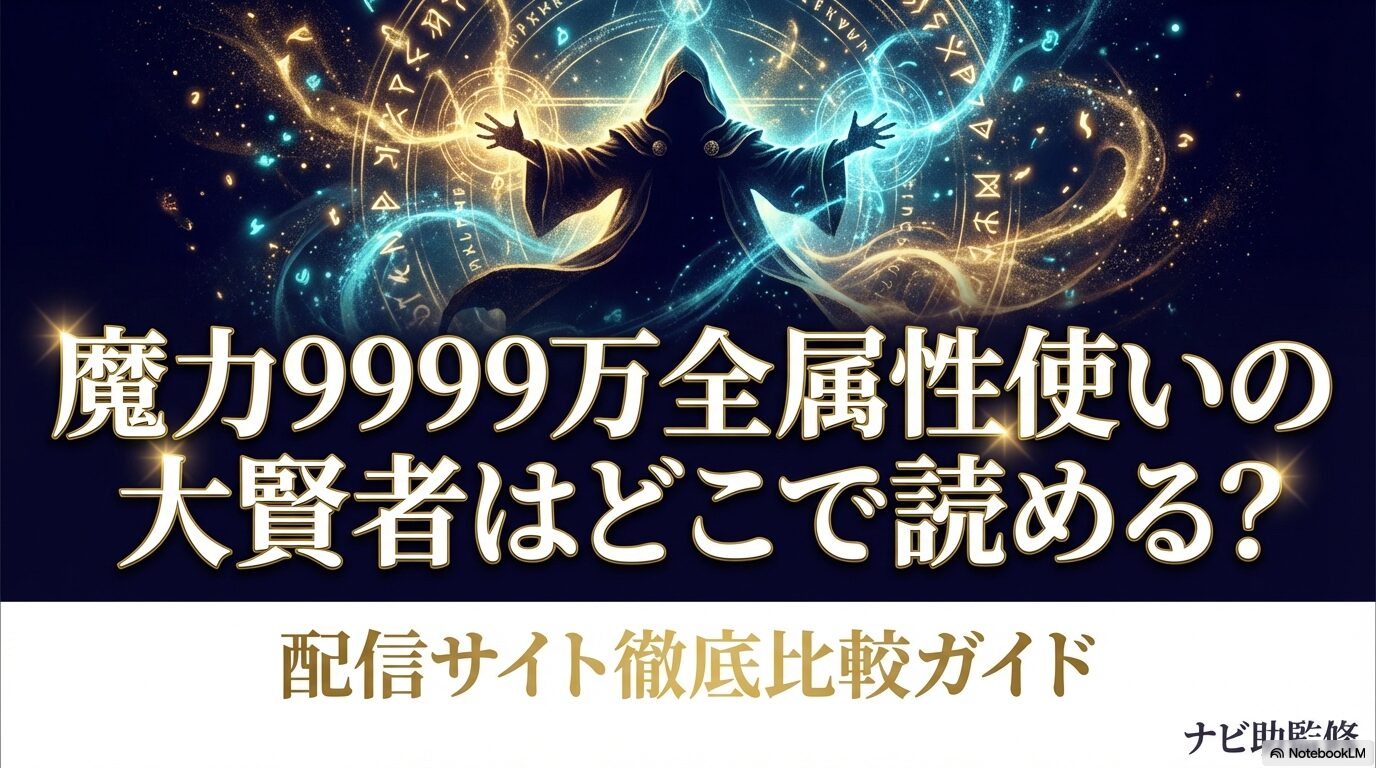 魔力9999万全属性使いの大賢者はどこで読める?配信サイト徹底比較ガイド