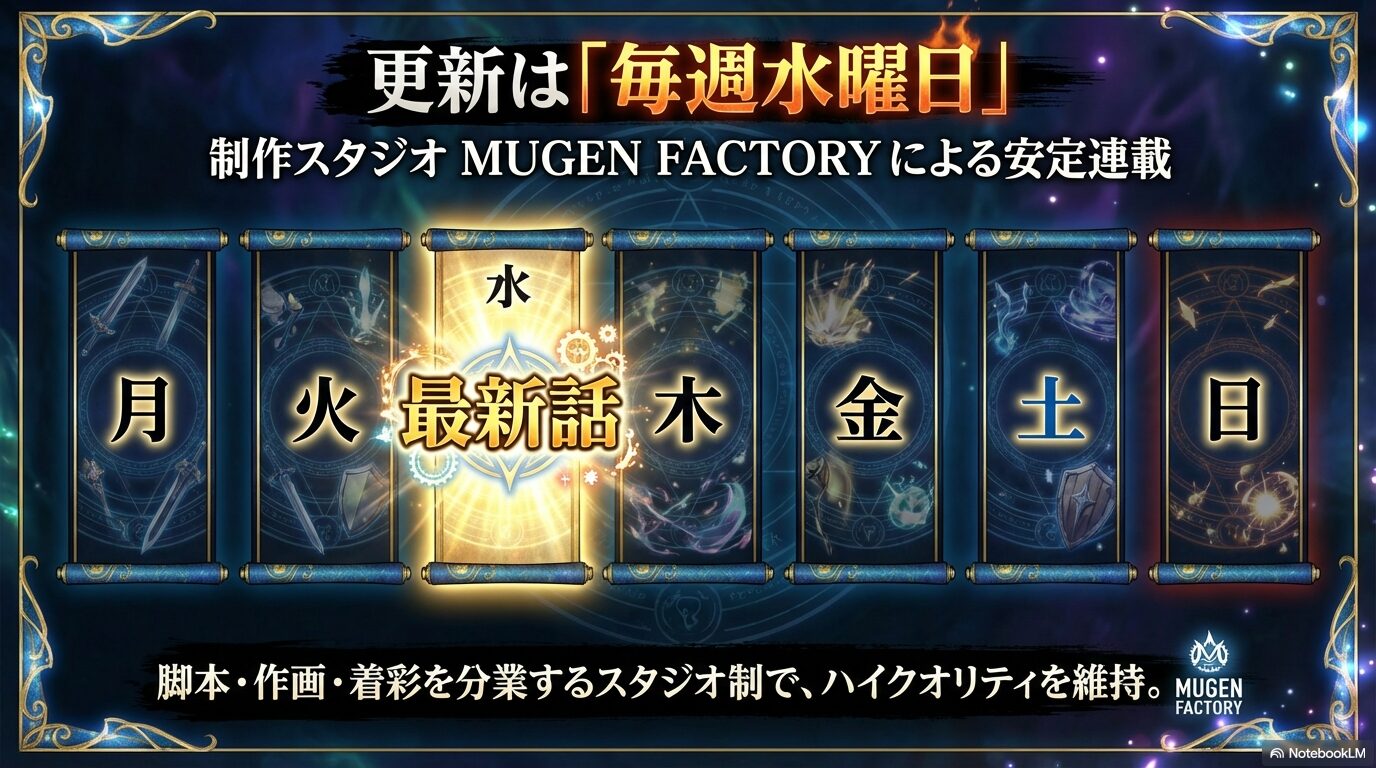 毎週水曜日更新!制作スタジオMUGEN FACTORYによる安定連載