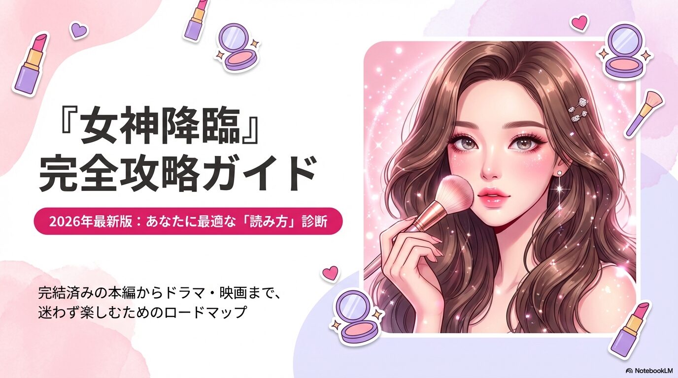 女神降臨のマンガ・ドラマ・映画を迷わず楽しむための完全攻略ガイド表紙画像