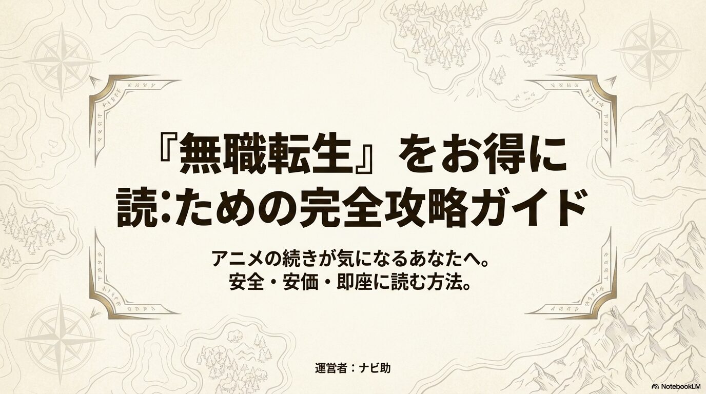 無職転生の漫画をお得に読むための完全攻略ガイド