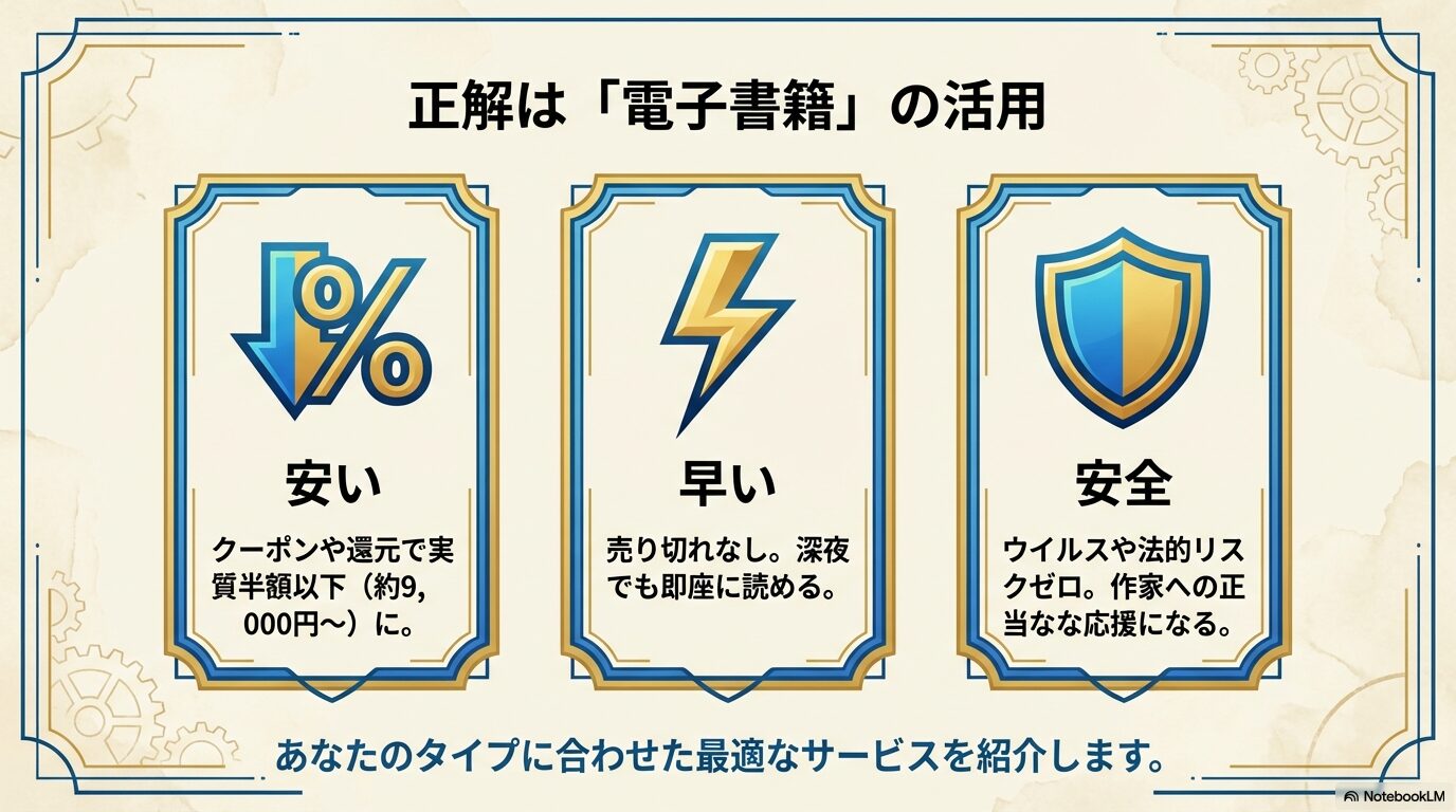 無職転生を読むなら安くて安全な電子書籍がおすすめである理由