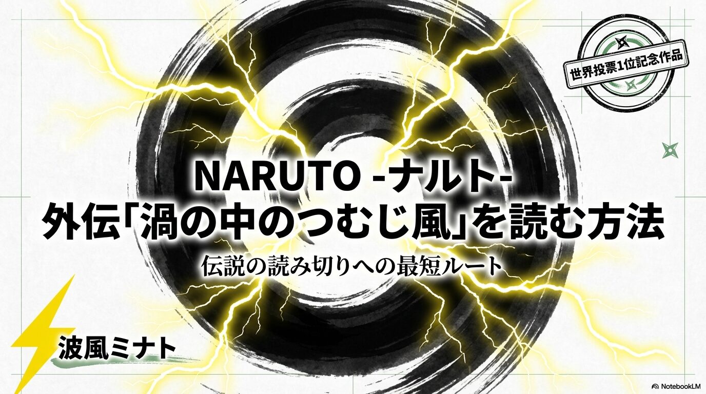 NARUTO-ナルト-波風ミナト外伝「渦の中のつむじ風」を読む方法、世界投票1位記念作品の紹介スライド