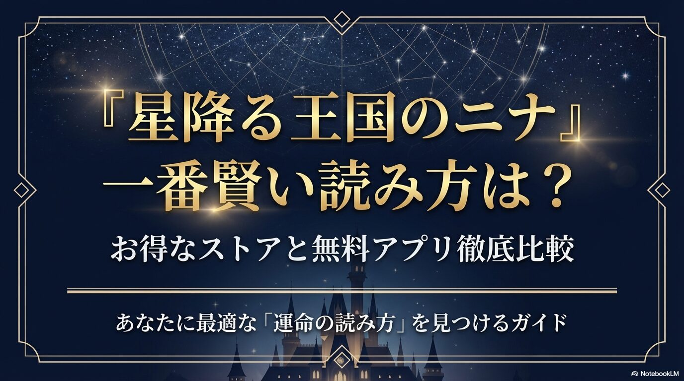 星降る王国のニナ』の一番賢い読み方、お得なストアと無料アプリ徹底比較の表紙スライド