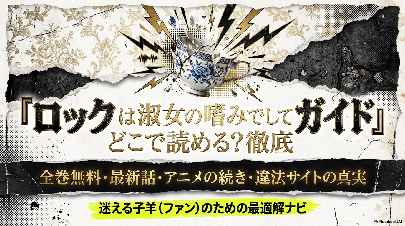 『ロックは淑女の嗜みでして』全巻無料やアニメの続き、最新話が読めるサイトの紹介スライド