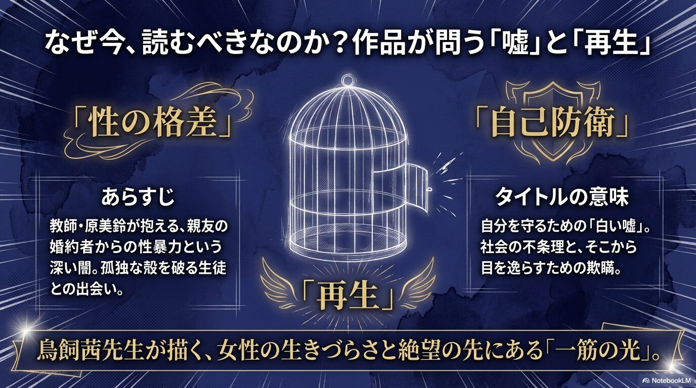 先生の白い嘘のあらすじ解説。教師・原美鈴が抱える闇と再生、自分を守るための白い嘘についての考察。