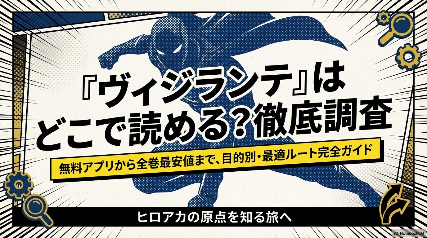 ヴィジランテをどこで読めるか調査した無料アプリから最安値ストアのガイド表紙