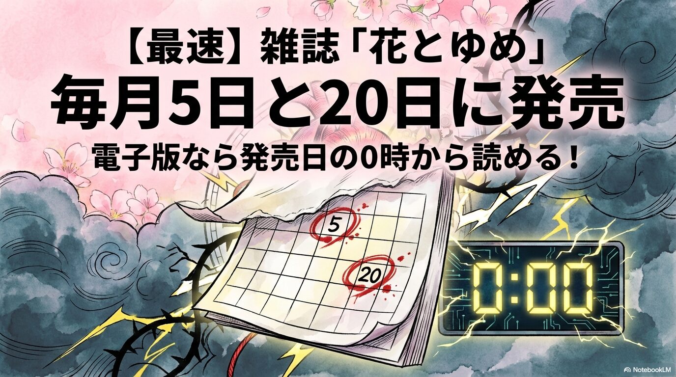 雑誌「花とゆめ」の発売サイクルと最速閲覧方法