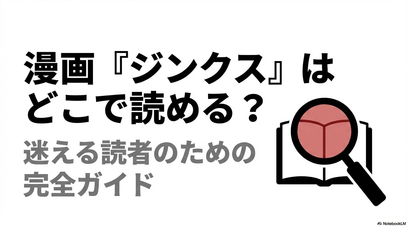 漫画Jinx(ジンクス)をどこで読めるか探している読者のための完全ガイドスライド。レジンコミックスとベルトゥーンのロゴ。