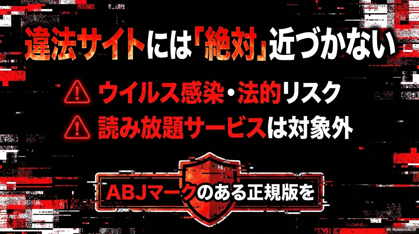 違法サイトの危険性と正規版の利用推奨